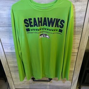NFL Equipment Bright Green Shirt Seahawks 💚💙